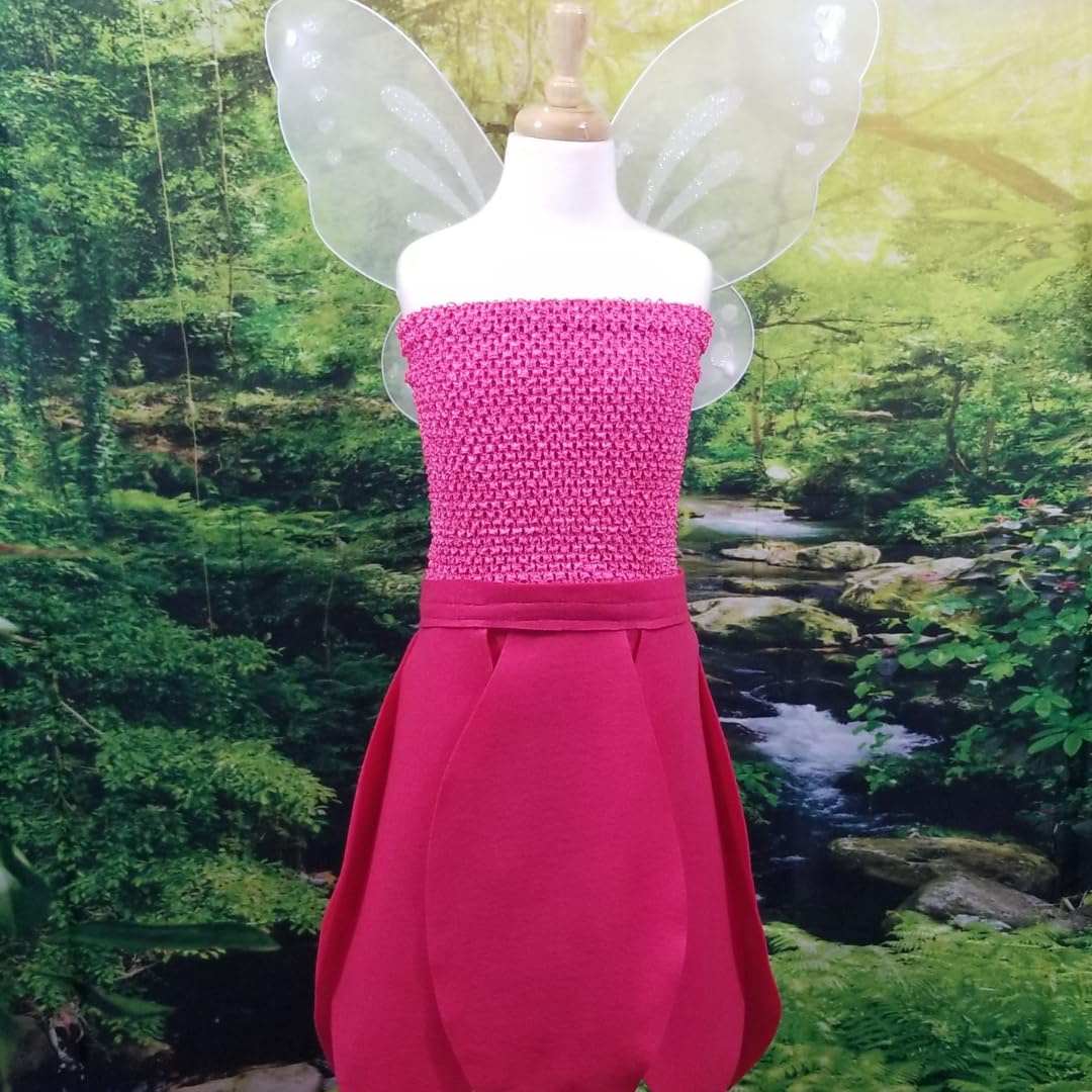 Pink Flower Fairy Costume for Kids and Babies