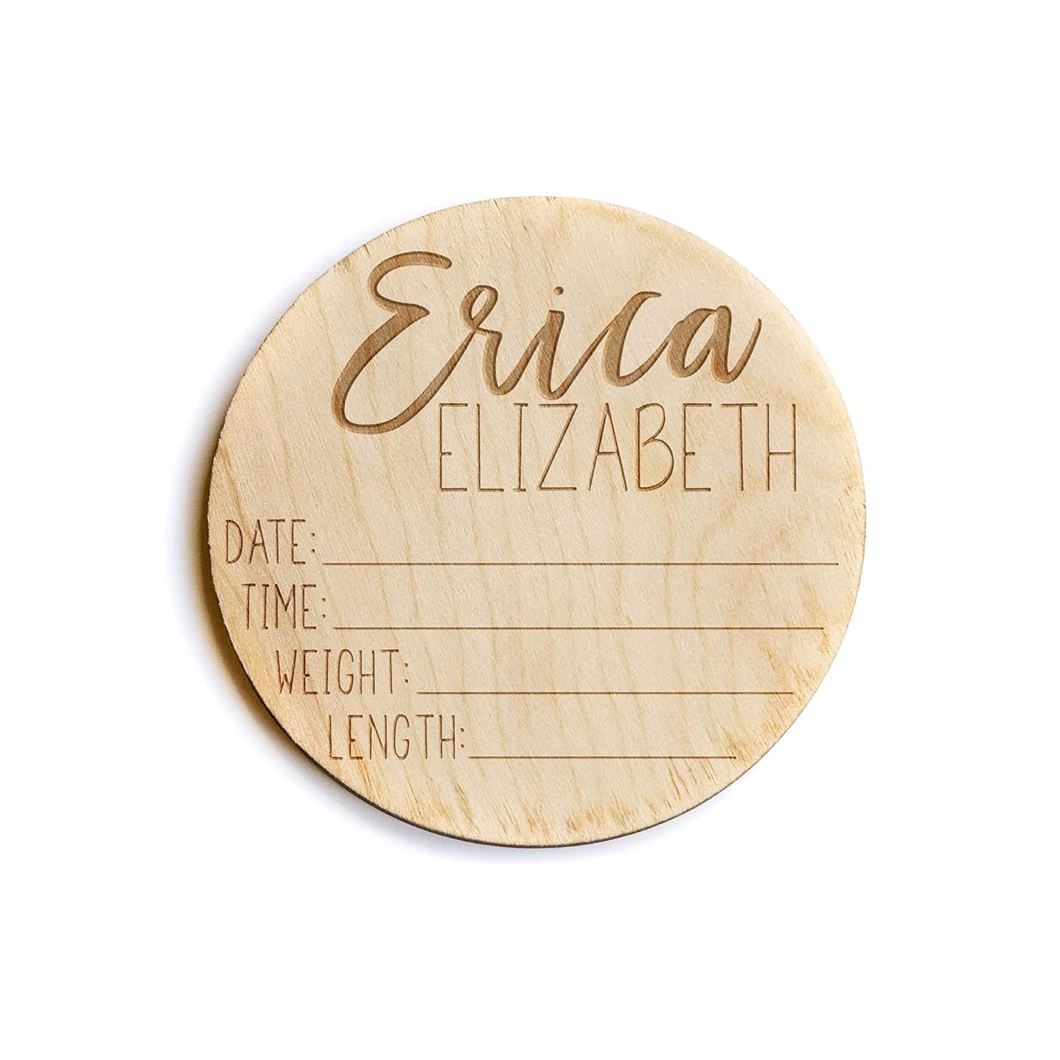 Glimmer Designs Newborn Announcement Sign