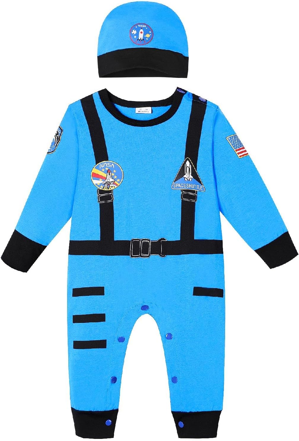 Zusnxaxe Newborn Astronaut Costume with Hat