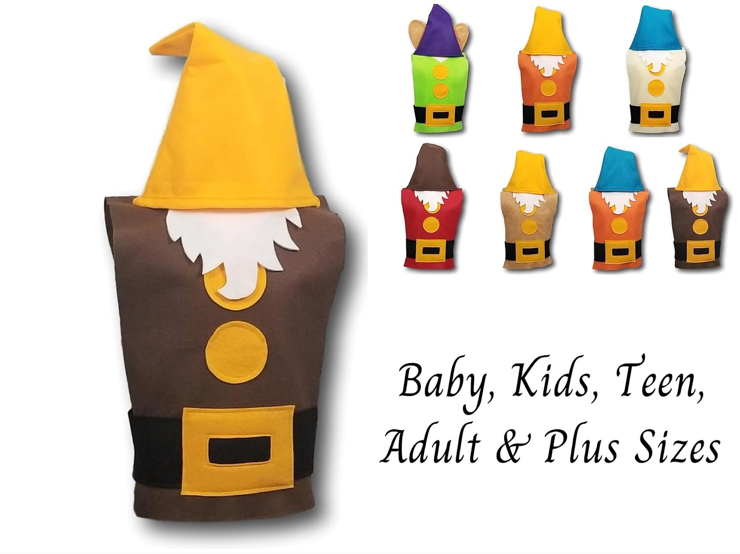Happy Dwarf Classic Costume Set - All Sizes