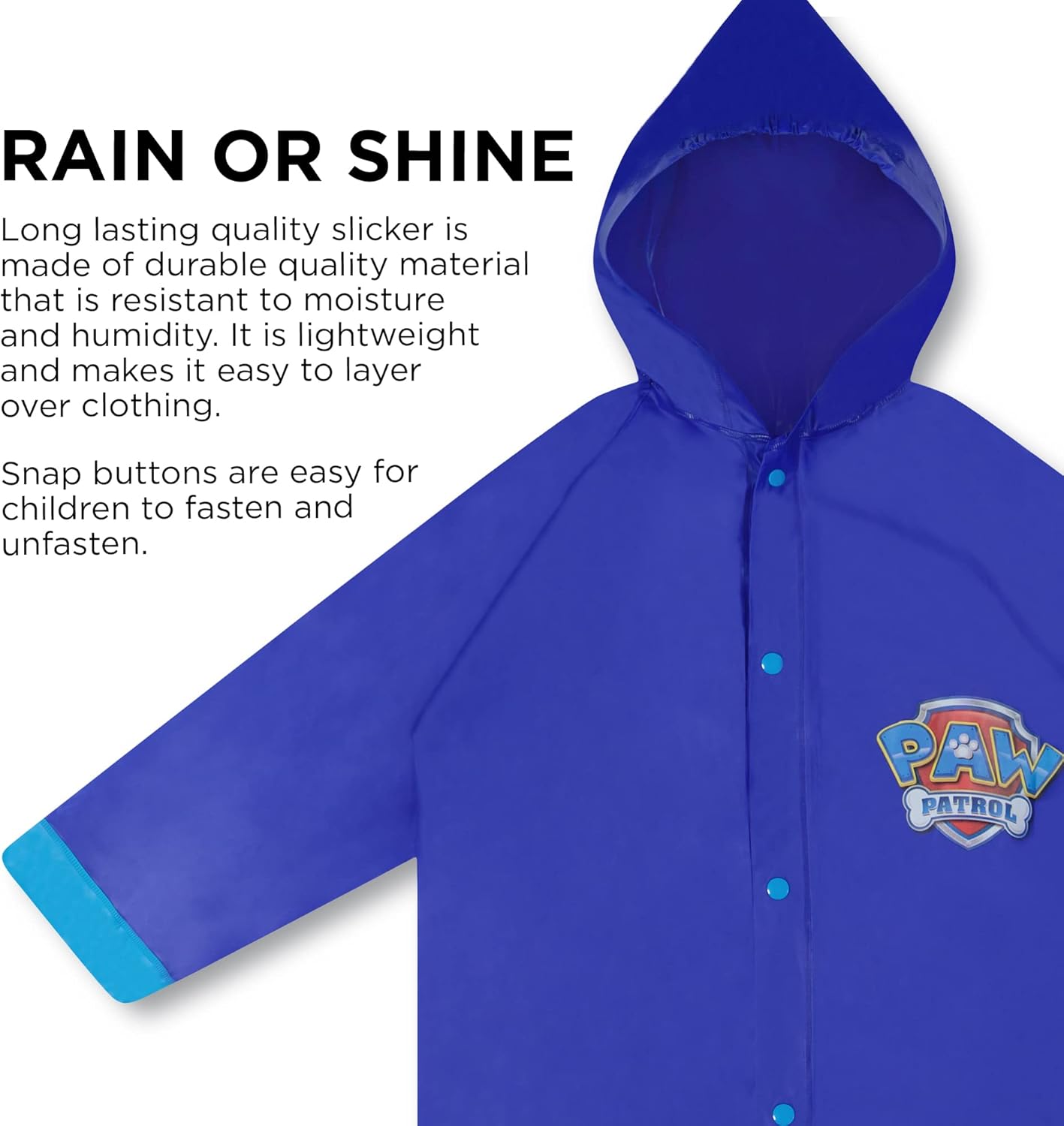 Nickelodeon Paw Patrol Slicker and Umbrella Set for Kids