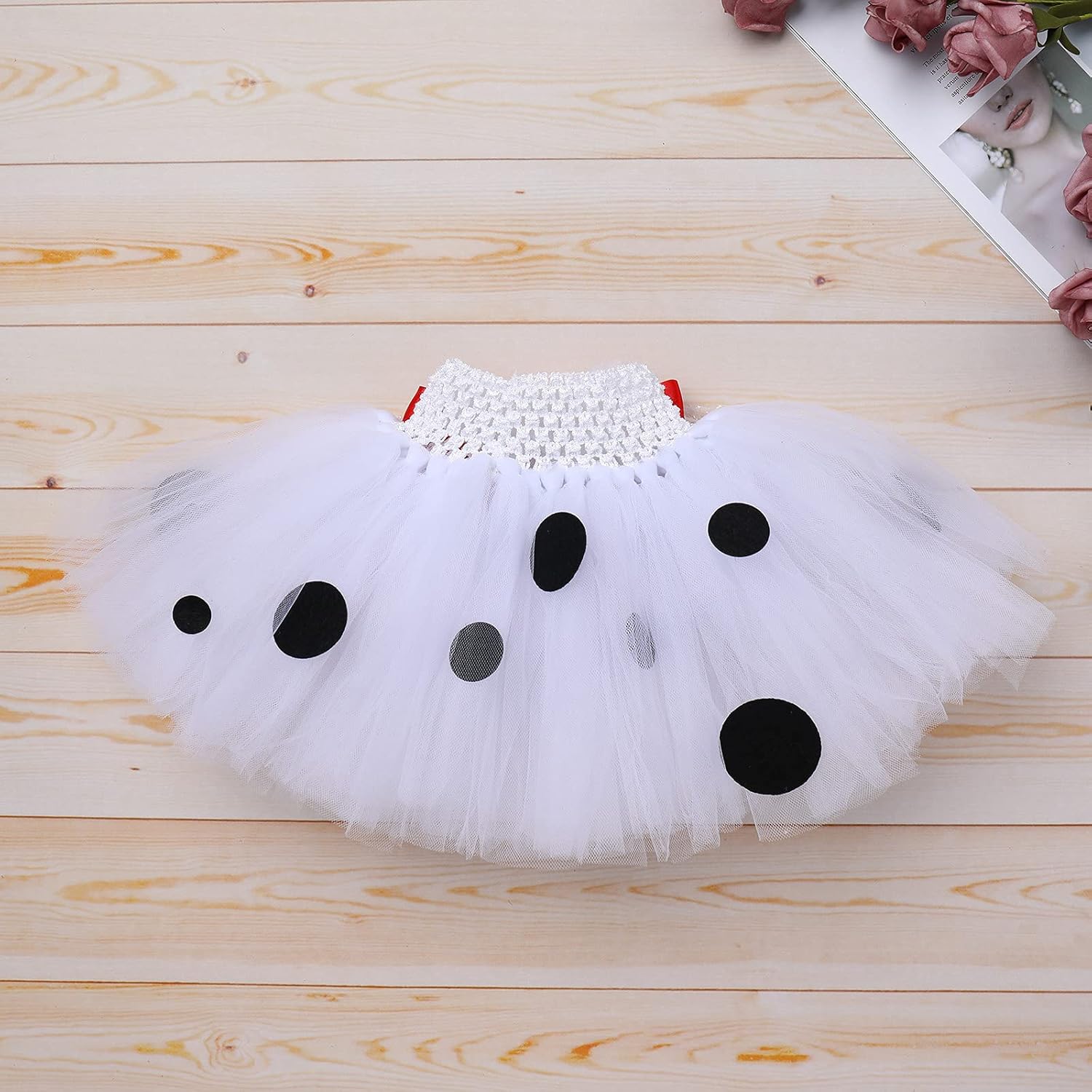IMEKIS Baby Girls Dalmatian Costume 3PCS