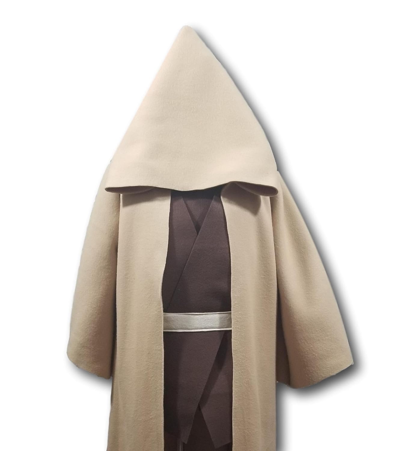 Deluxe Galaxy Wars Brown Robe Costume for Kids and Adults