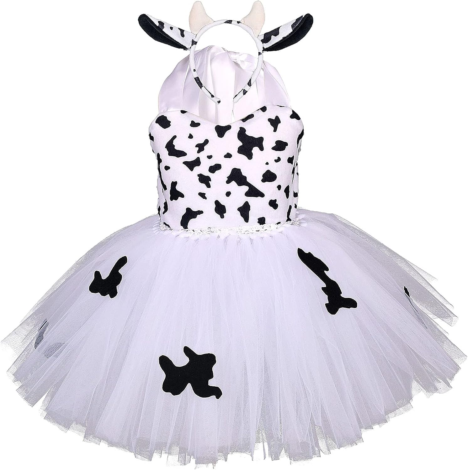 Toddler Safari Animal Costume Tutu Dress with Ears Headband Tail