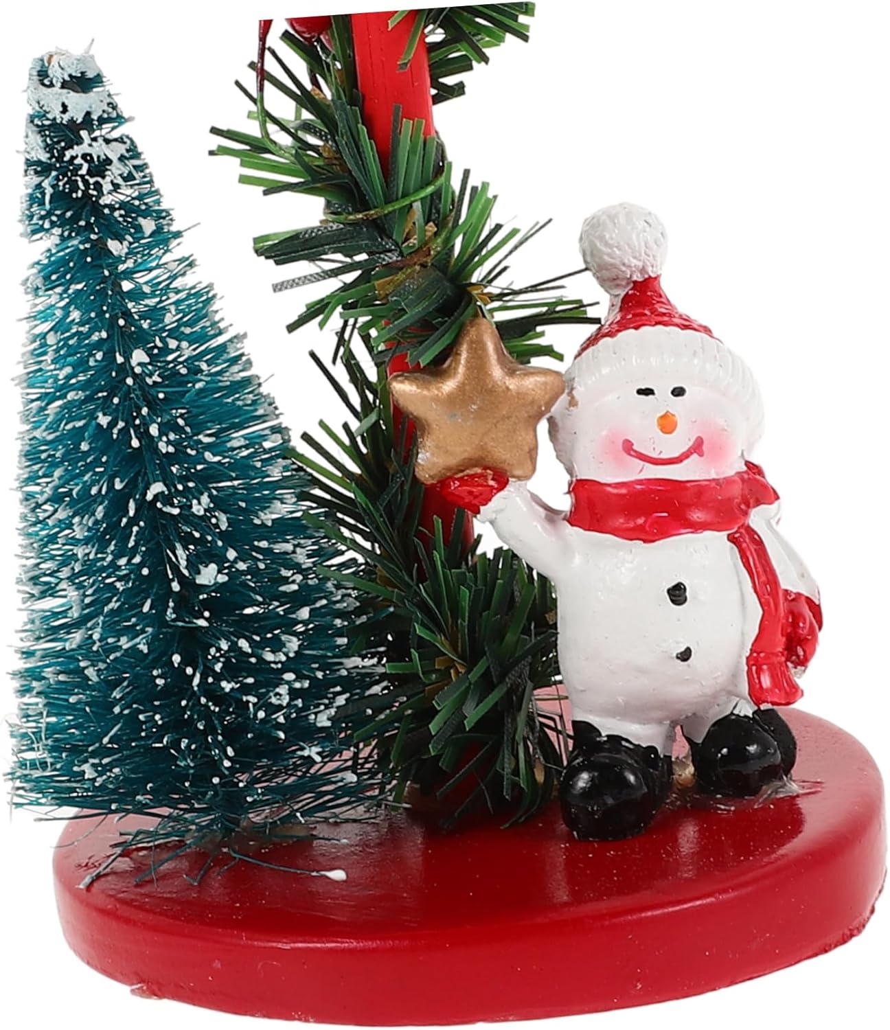 Snowman Candle Holder Christmas Decor for Tree and House