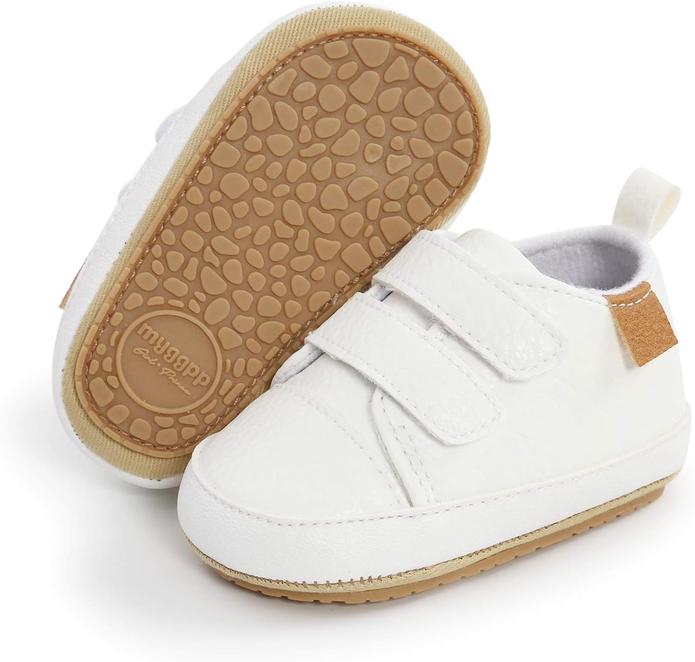Soft Rubber Sole Baby High-Top Sneakers for Girls and Boys