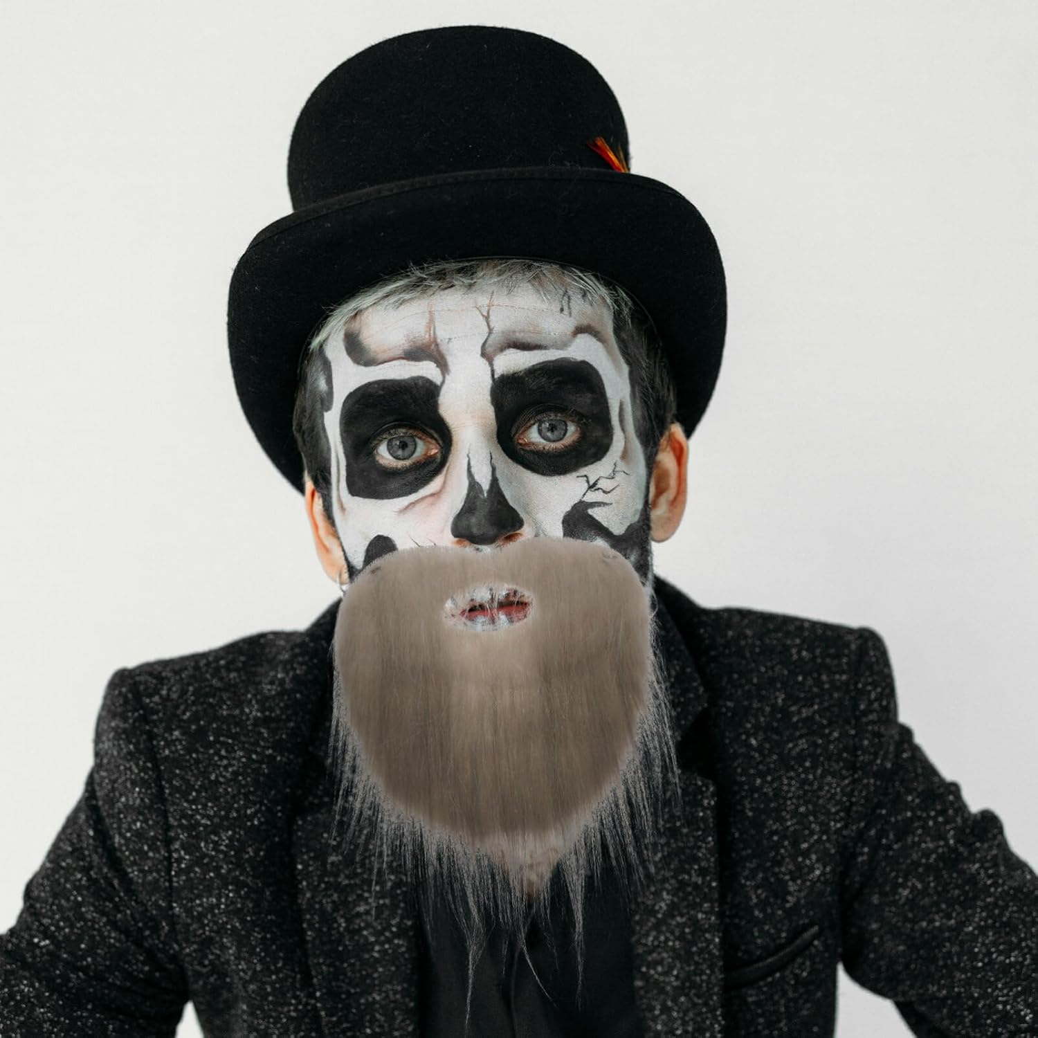 ABOOFAN Realistic Fake Mustache for Halloween Costume Party