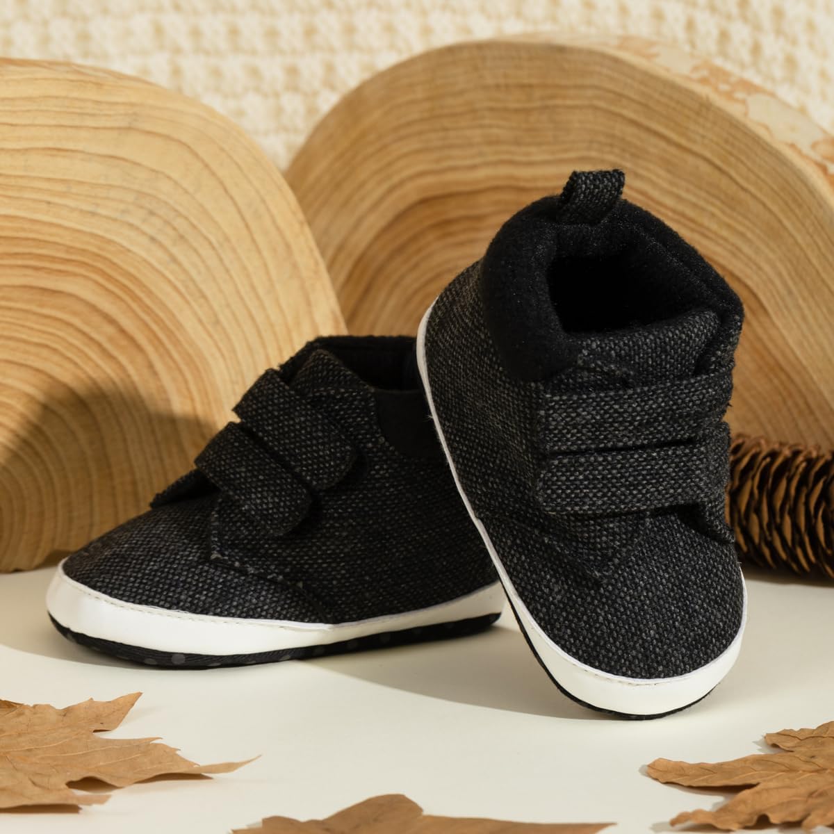 CENCIRILY Soft Soles High Top Sneakers for Baby Boys Girls
