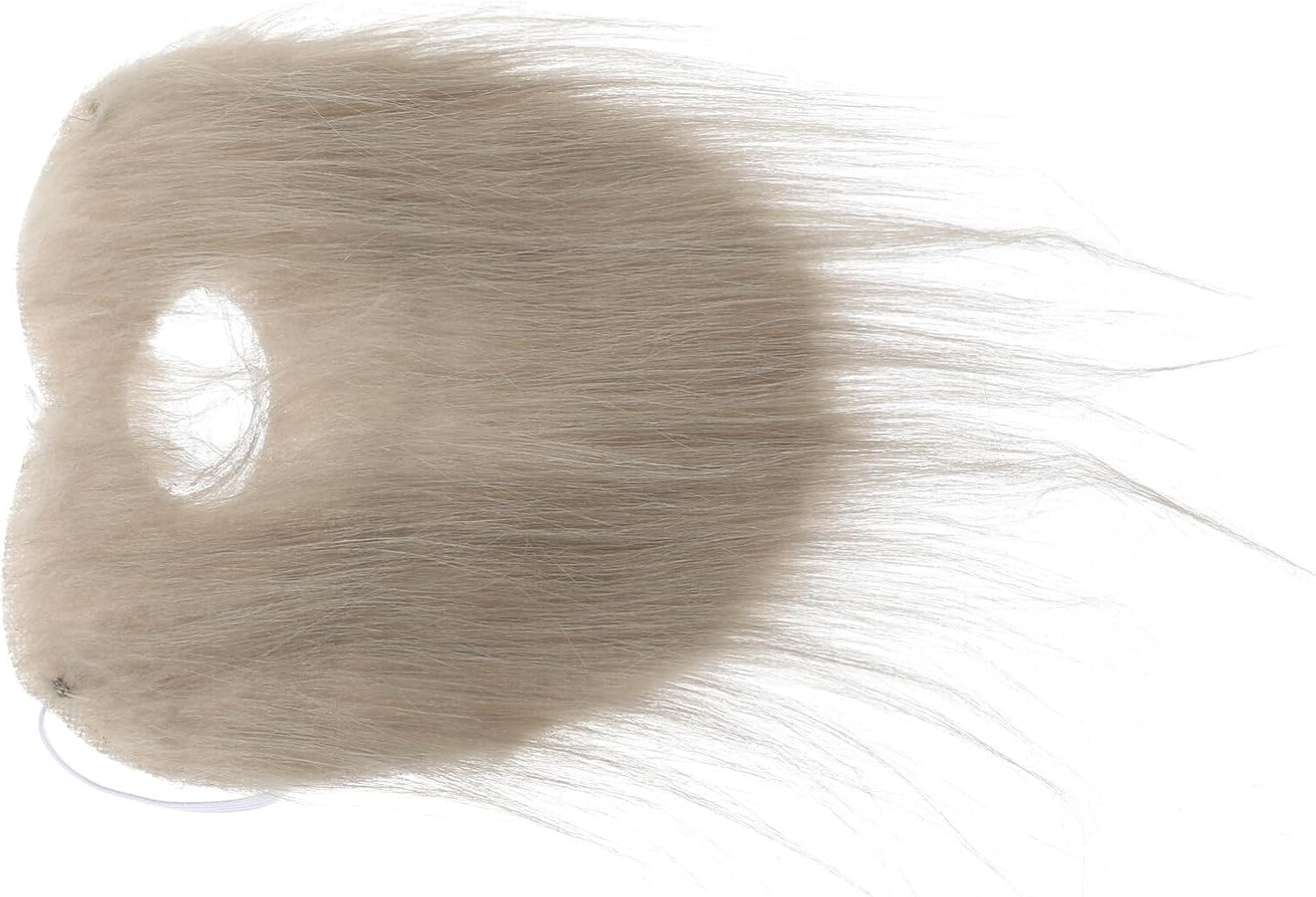 Alipis Grey Fake Beard and Mustache Set for Costume Parties