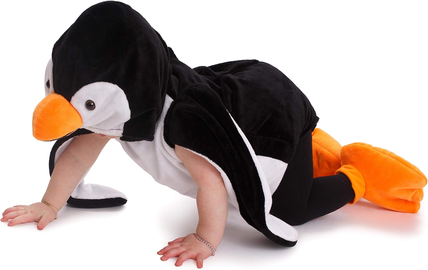 Dress Up America Penguin Costume for Babies - Halloween Romper