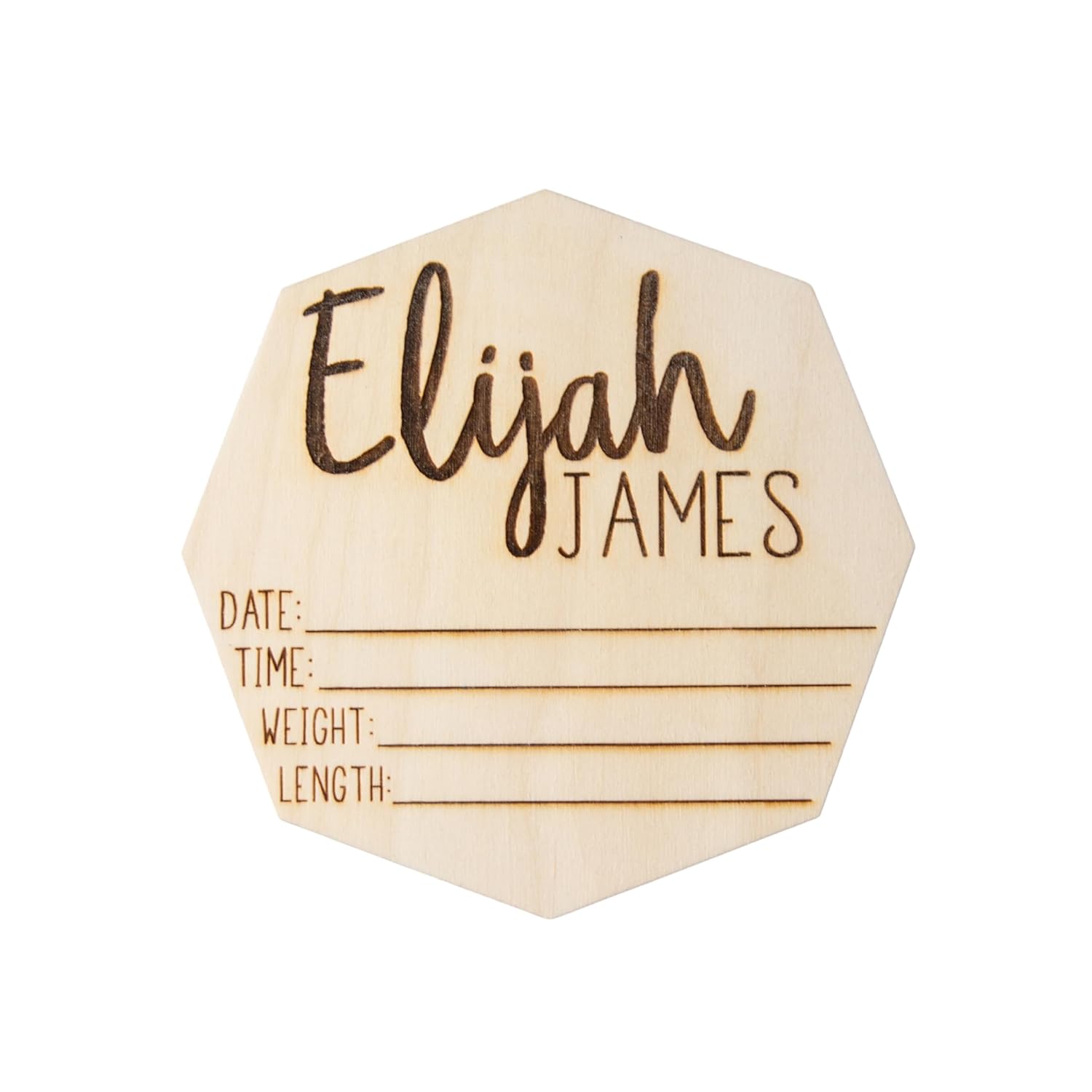 Personalized Newborn Announcement Sign - Baby Name Sign for Hospital 1
