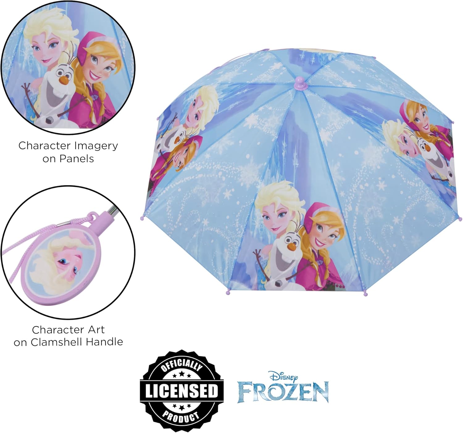 Disney Frozen Girls Umbrella and Slicker Set Ages 4-7