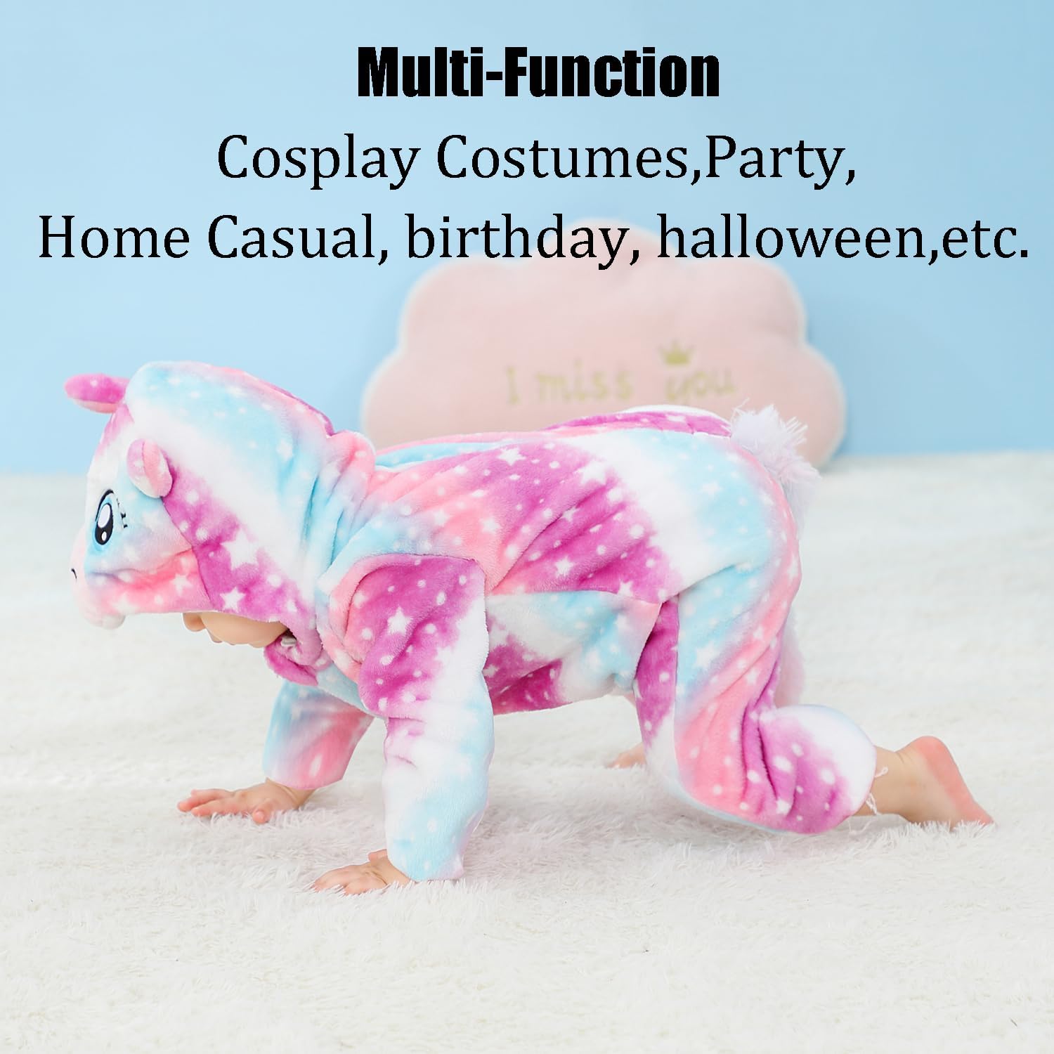 Halloween Baby Dinosaur Costume Romper for 1-60 Months 1