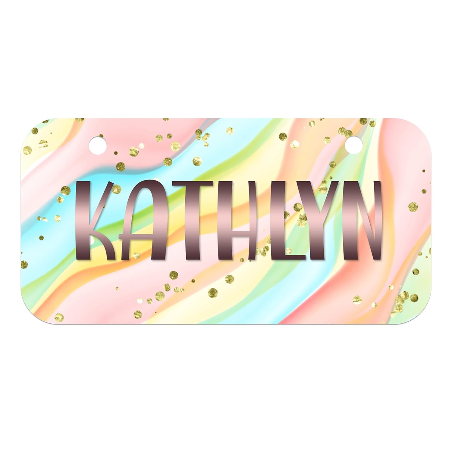 Artvibe Personalized Stroller Name Tag - Tropical Design