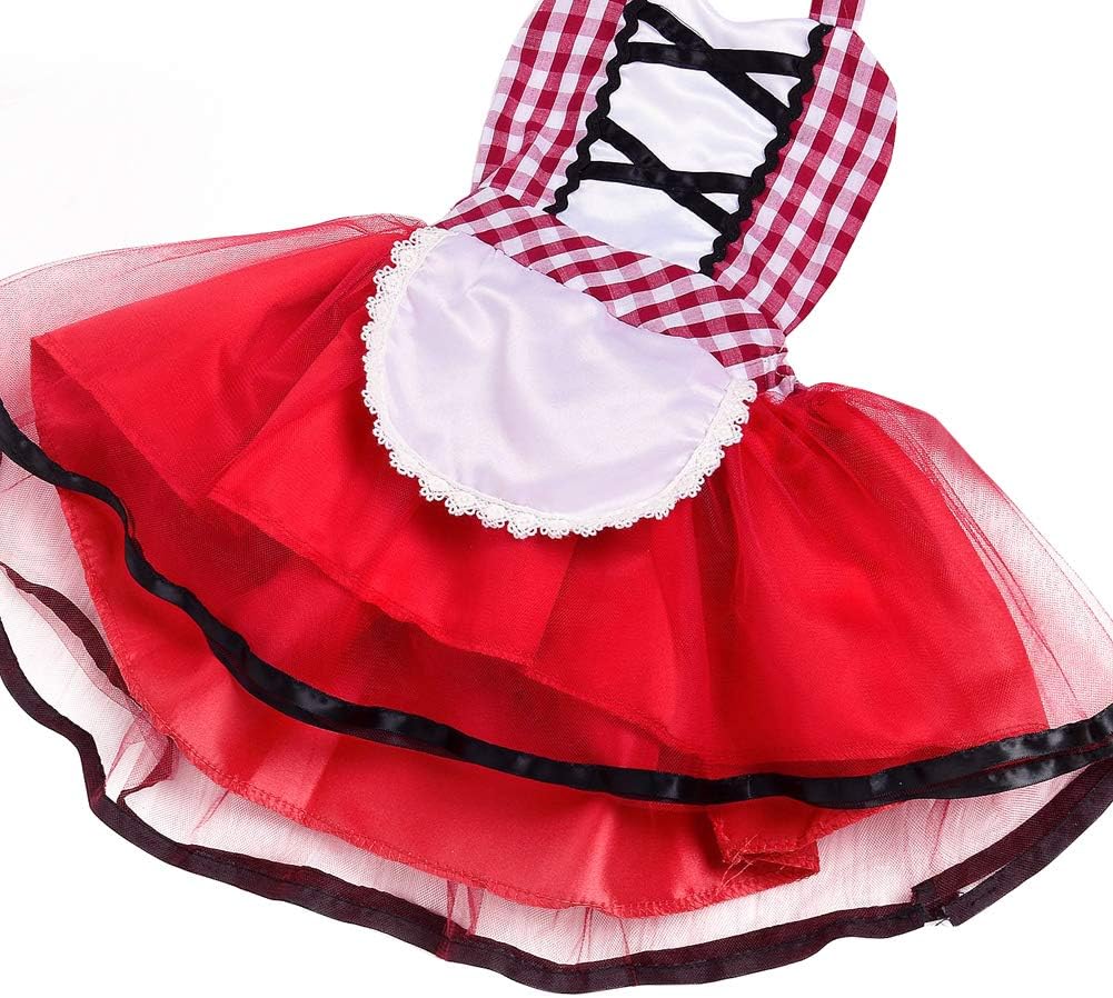 OwlFay Toddler Little Red Riding Hood Costume Set