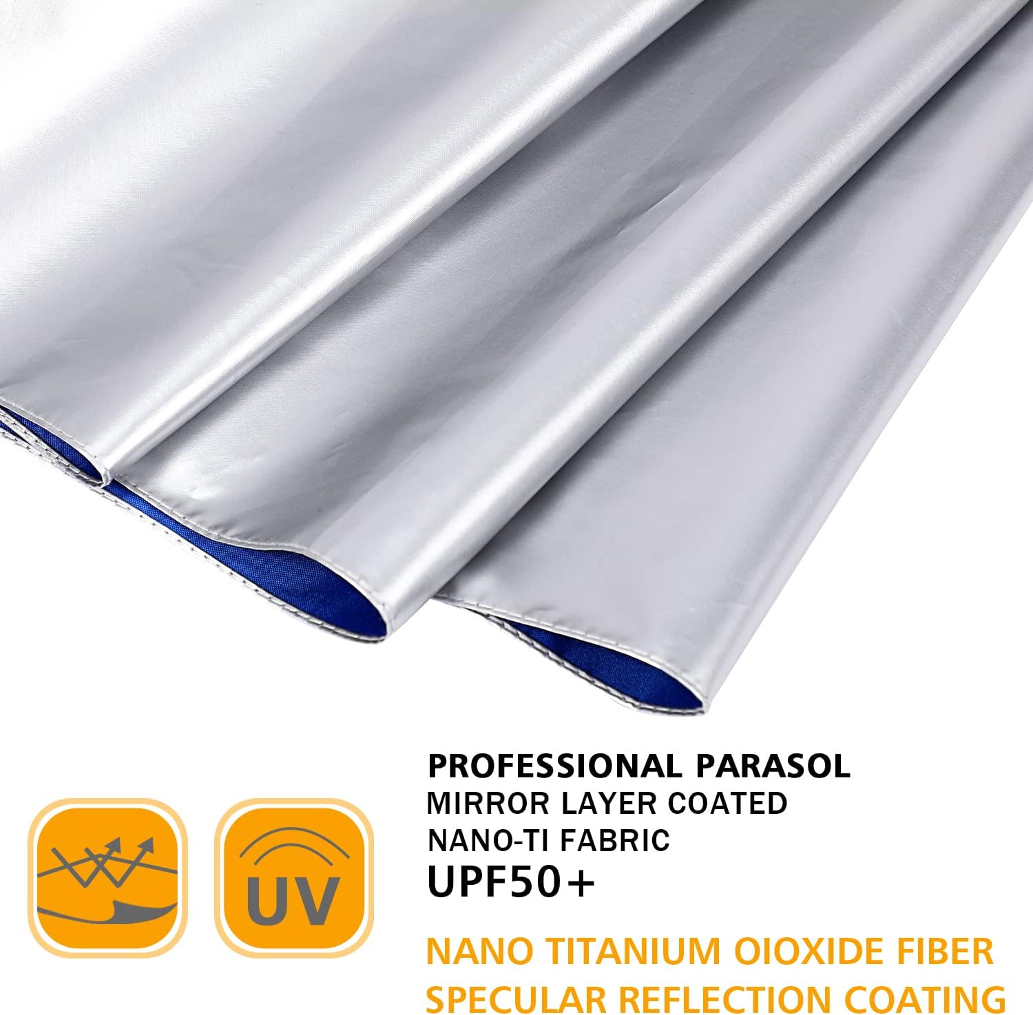 G4Free UPF 50 Windproof Travel Umbrella 42 Inch Auto Open Close