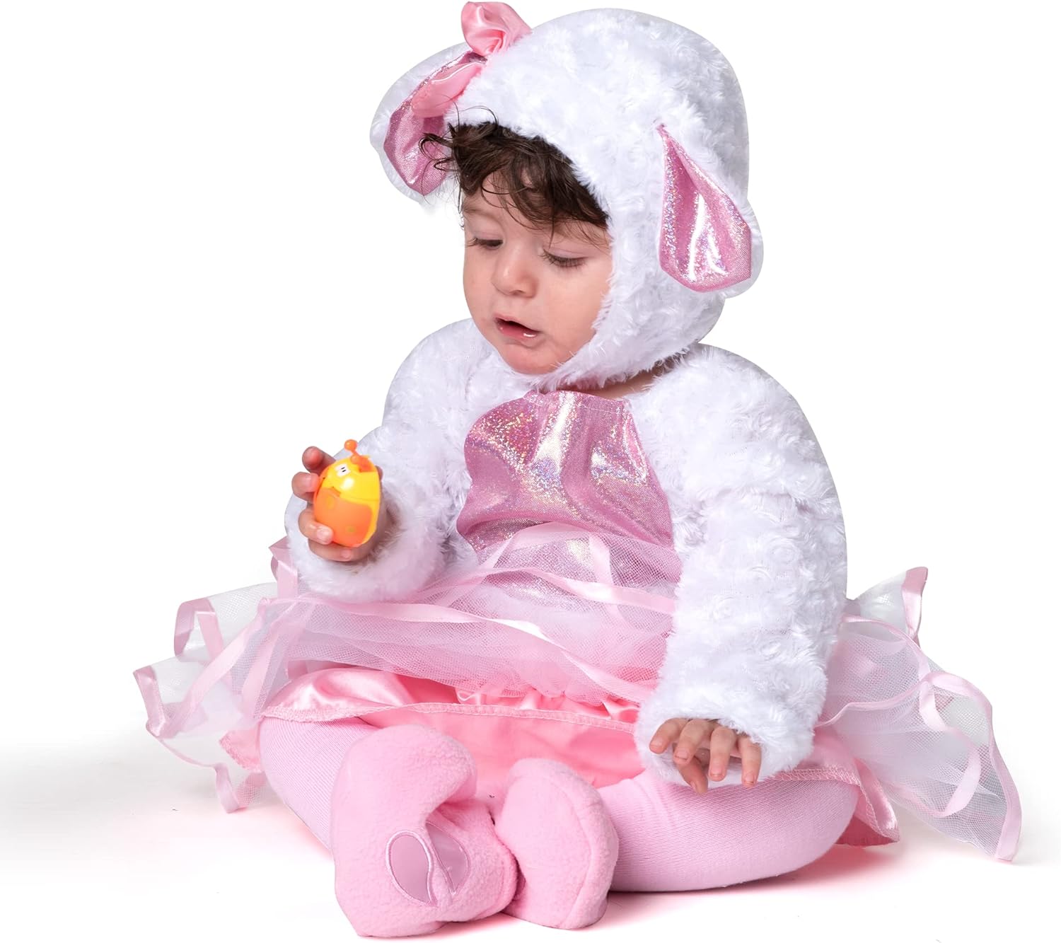Spooktacular Creations Pink Lamb Costume for Baby Girls