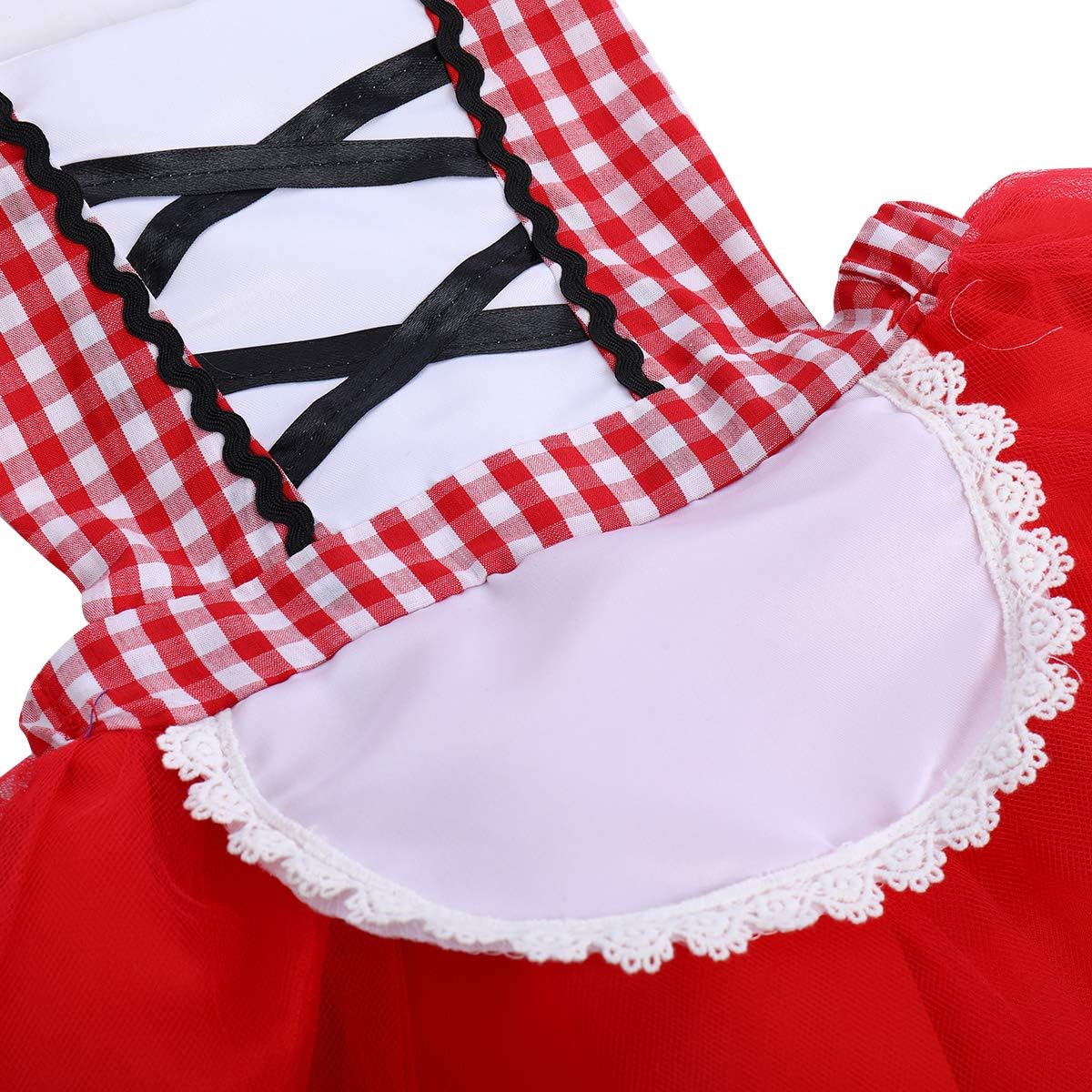 OBEEII Little Red Riding Hood Halloween Costume for Baby Girls 1