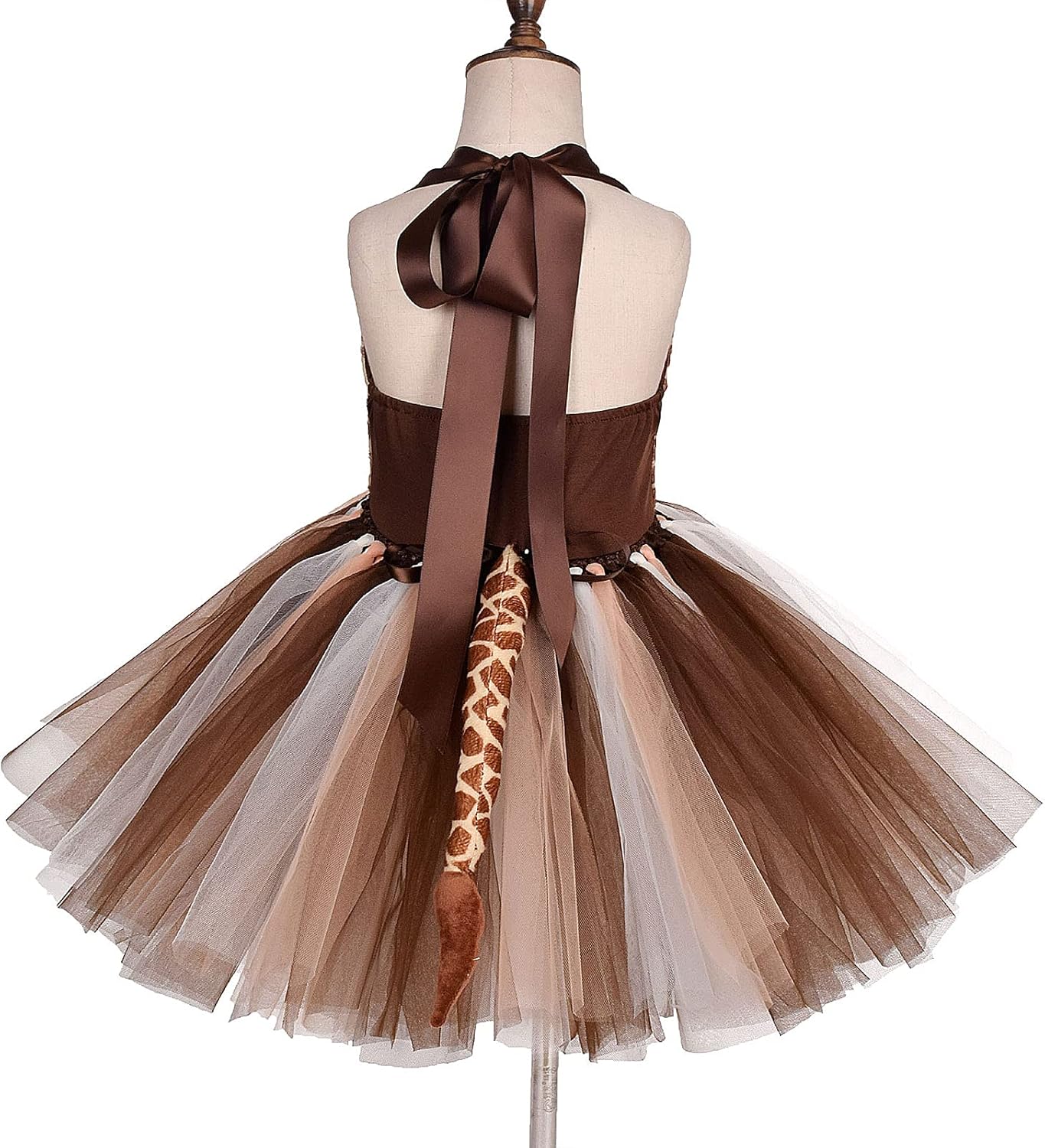 IBTOM CASTLE Giraffe Cow Tutu Costume for Girls