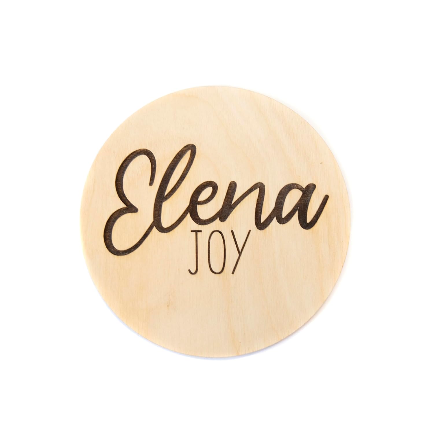 Personalized Wooden Baby Birth Announcement Sign