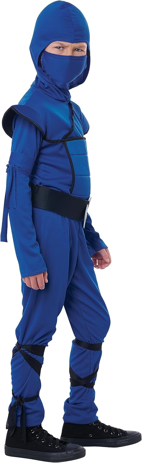Child Blue Stealth Ninja Costume X-Small