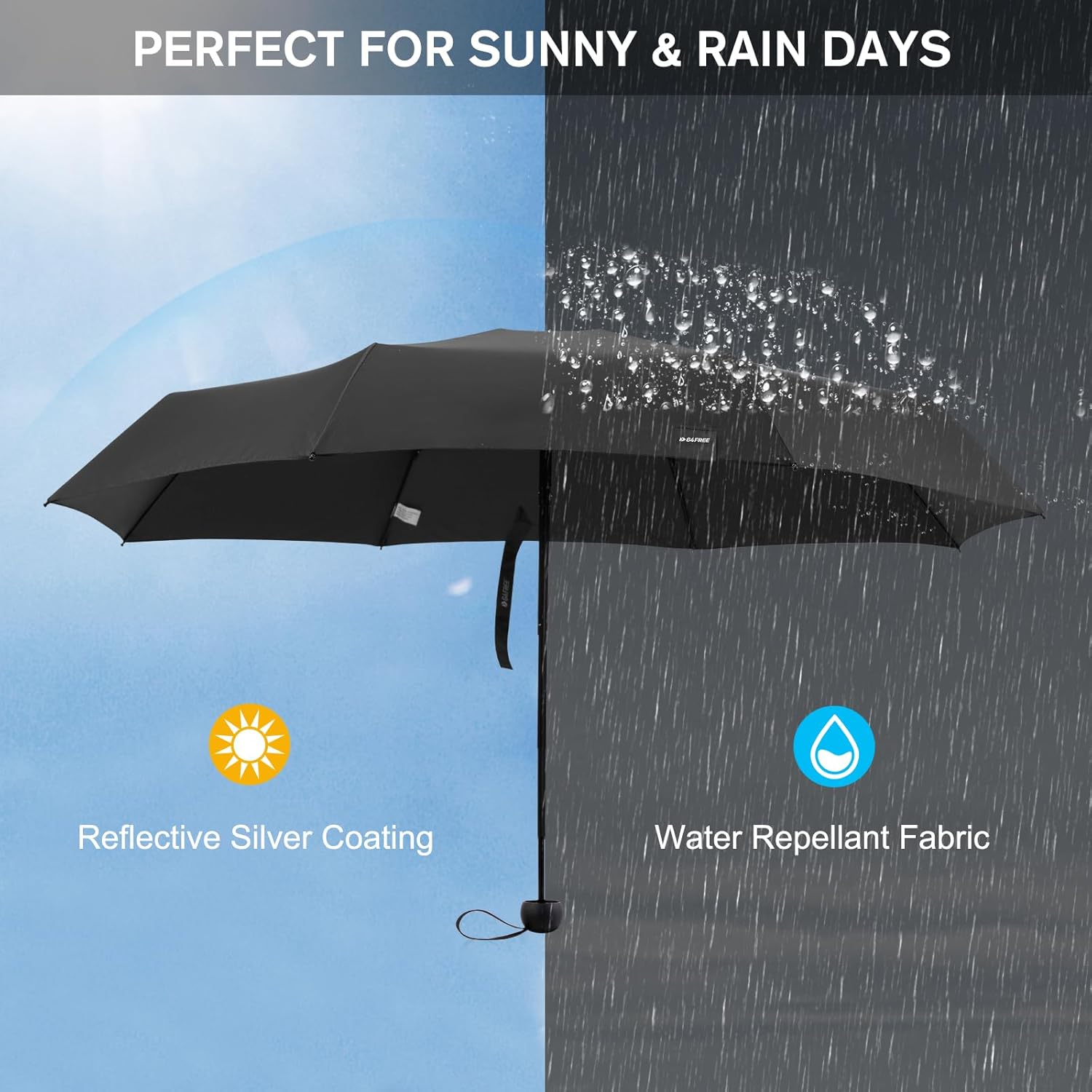 G4Free Compact Travel UV Umbrella UPF 50