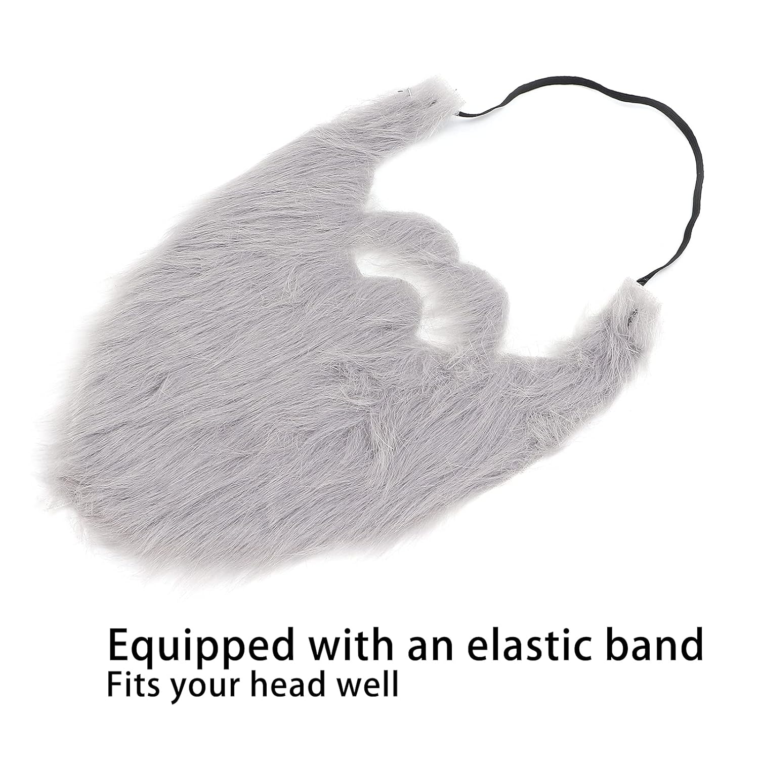 Yosoo Grey Beard Funny Costume Facial Hair