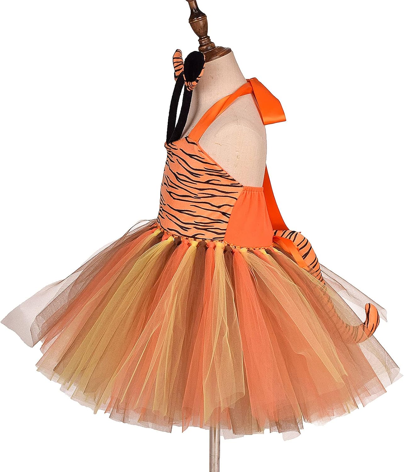 IBTOM CASTLE Giraffe Cow Costume for Girls with Tutu and Headband