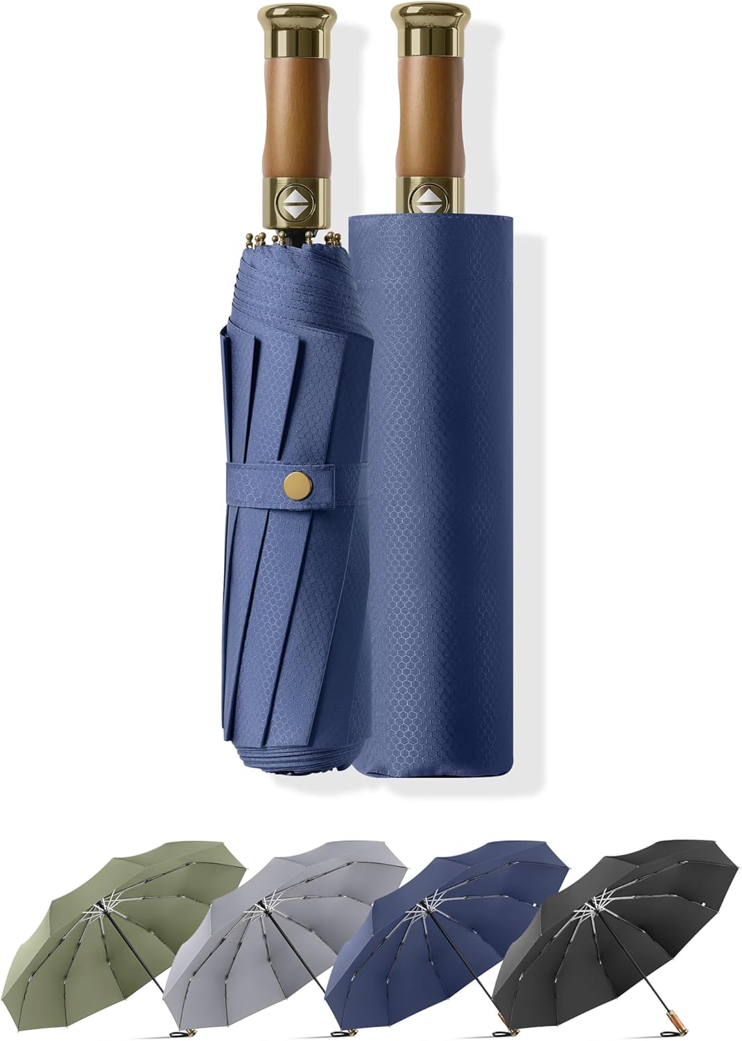 Rain Cats Extra Large 46 Inch Folding Umbrella