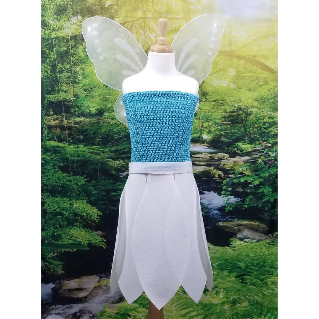 White Winter Fairy Costume for Kids and Adults