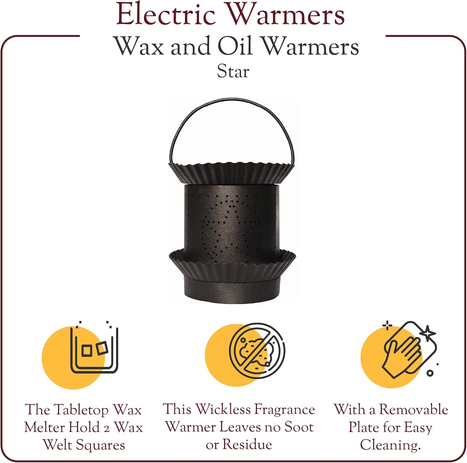 A Cheerful Giver Black Electric Star Melter 1