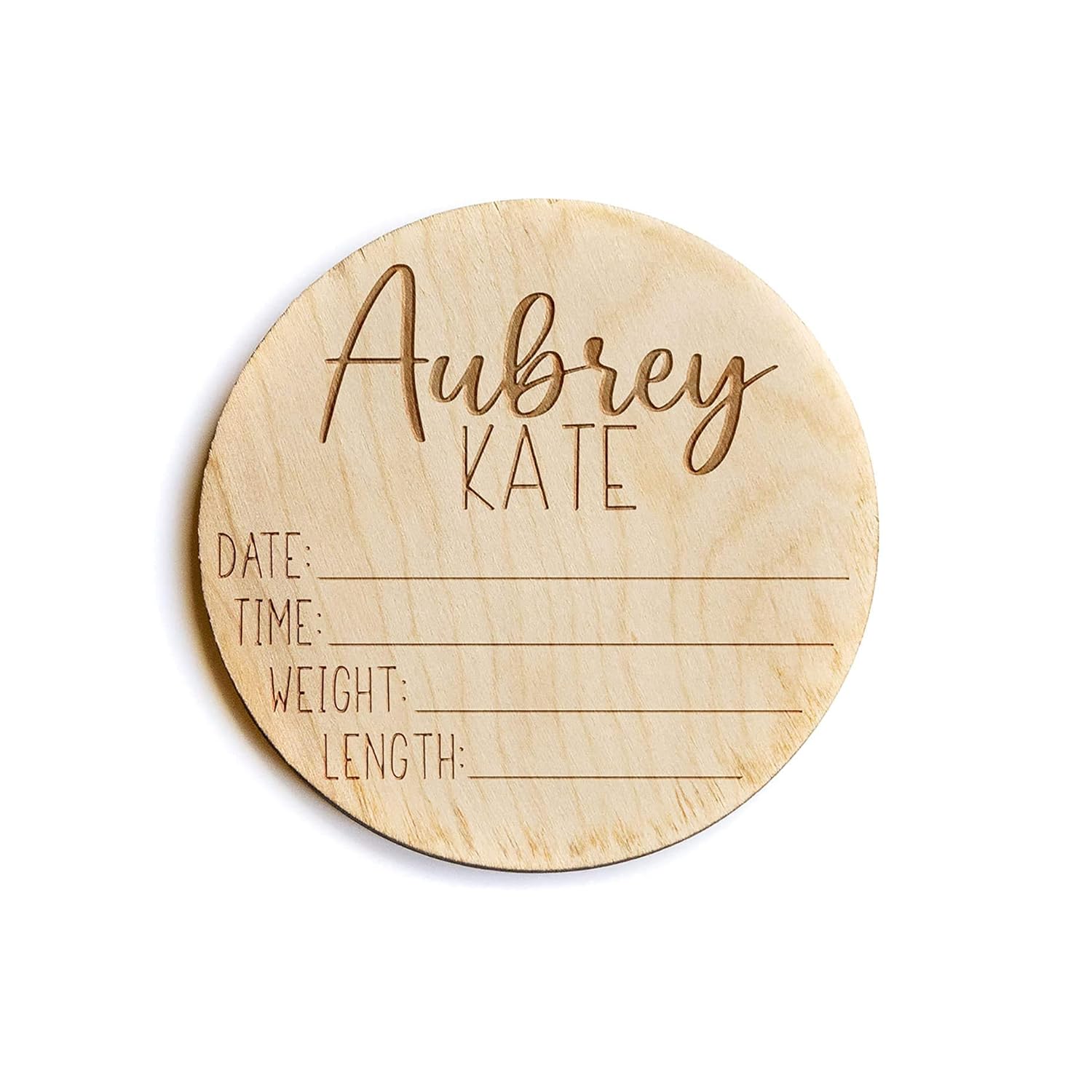 Newborn Announcement Sign - Baby Birth Welcome Sign