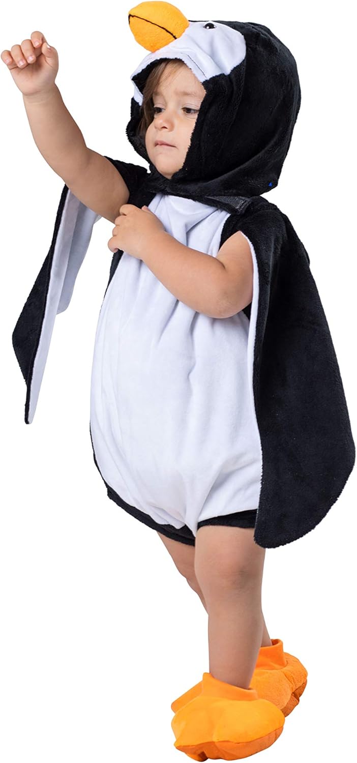 Dress Up America Penguin Costume for Babies - Halloween Romper