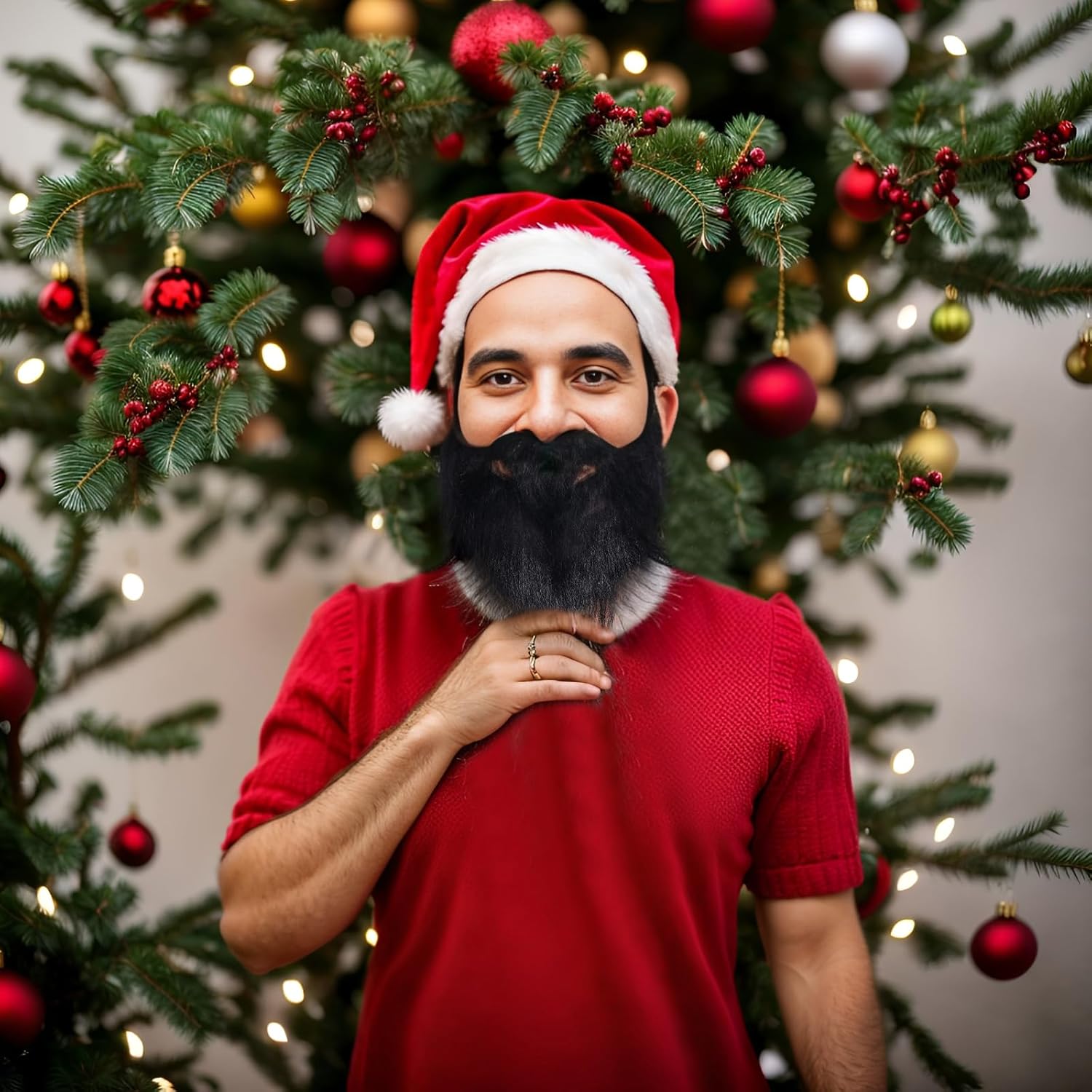 4Pcs Fake Beards for Halloween Costume Cosplay
