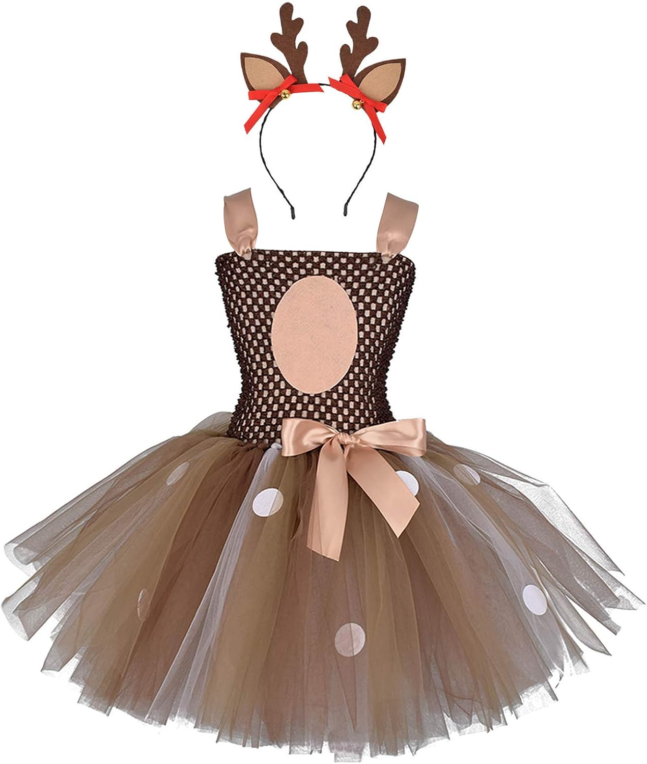 Toddler Girls Christmas Jungle Party Animal Costume 1