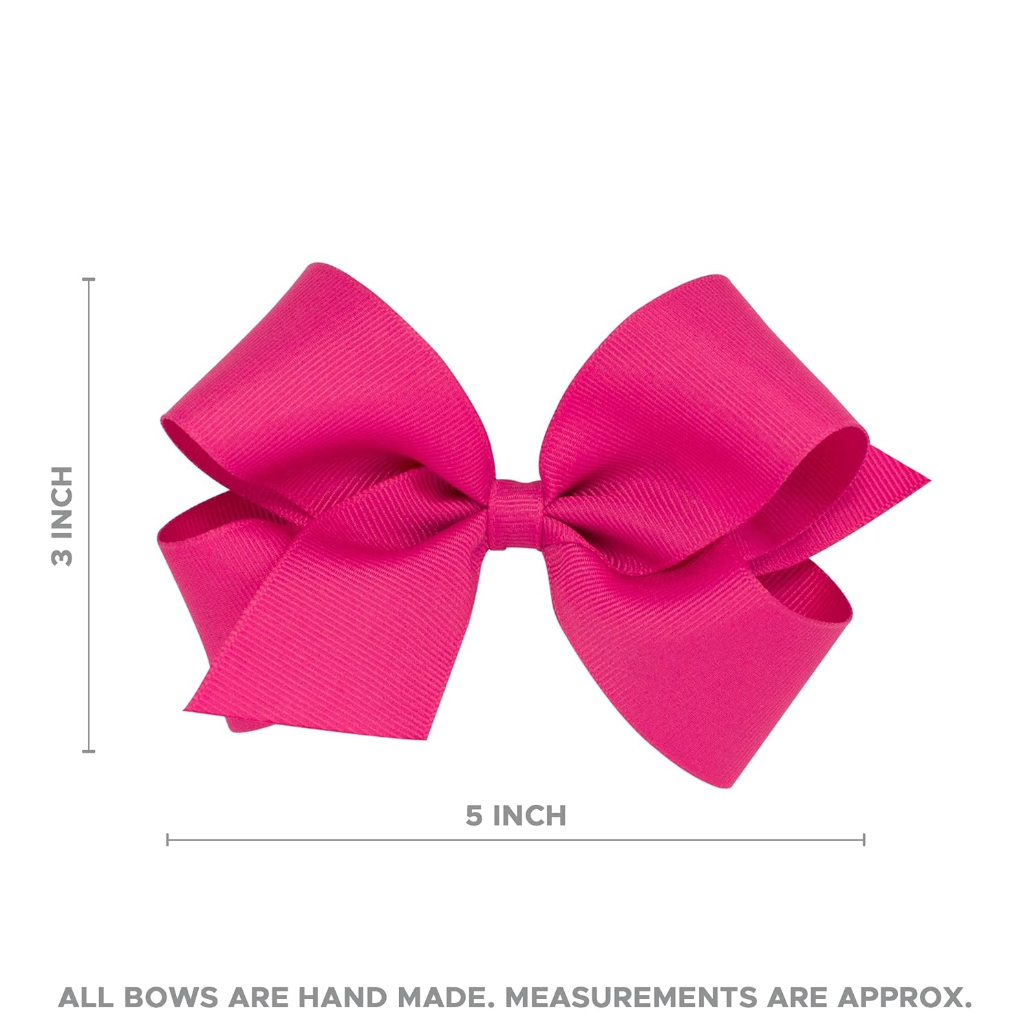 Wee Ones Pink Double Organza Hair Bow for Girls