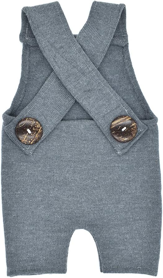 TZCX Newborn Costume Romper with Buttons and Picture Props