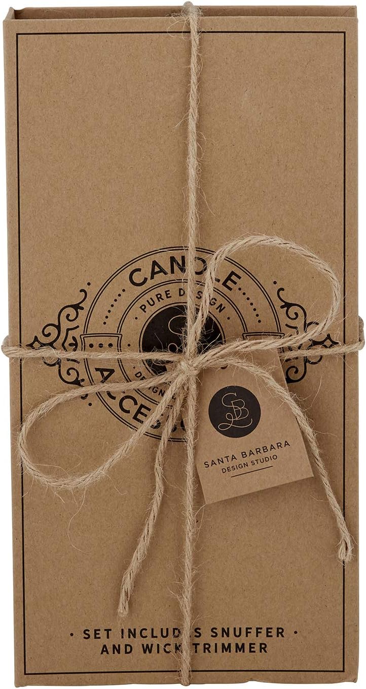 Santa Barbara Design Studio Candle Accessories Gift Kit 2-Pieces Black