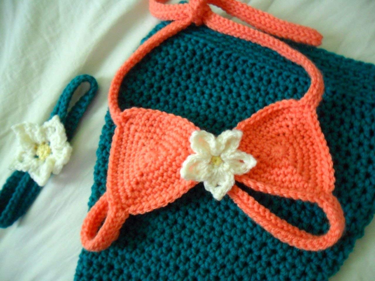 Baby Mermaid Costume for Newborn to 12 Months 1