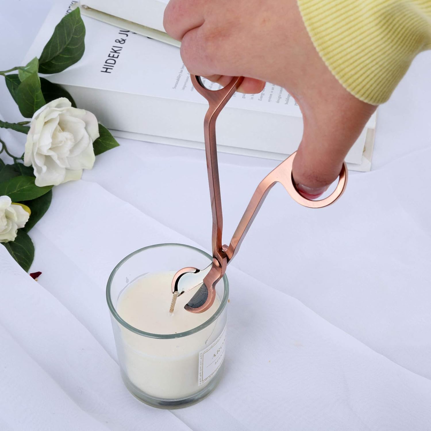 MUXSAM 3 in 1 Candle Snuffer Set Rose Gold 1