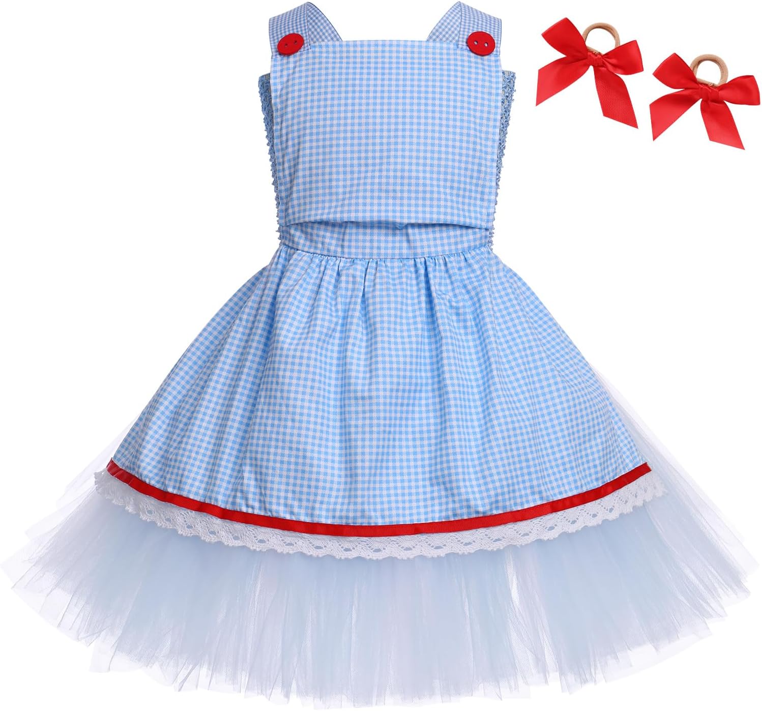 OBEEII Kids Girls Halloween Tutu Dress with Headband