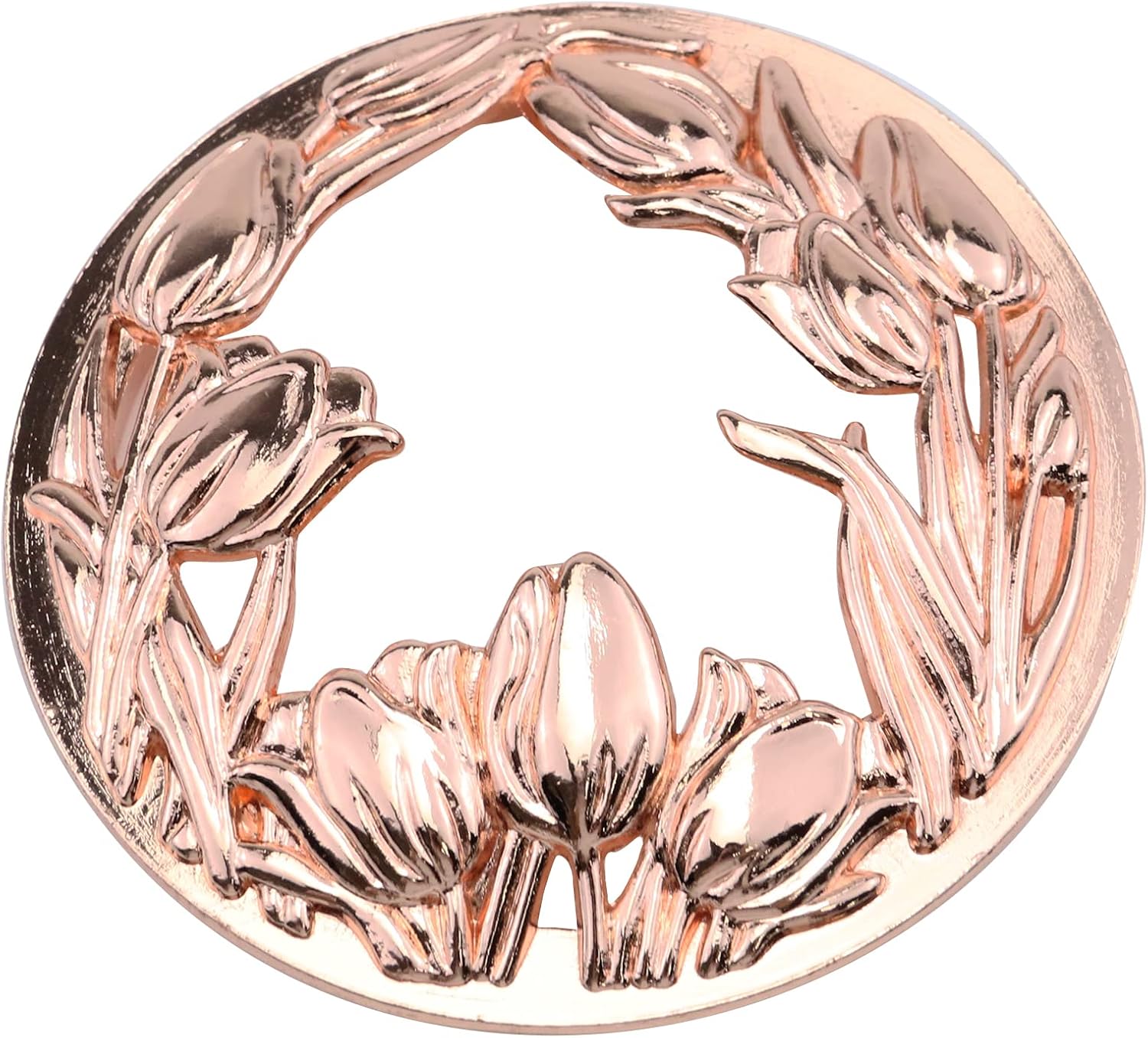 Rose Flowers Metal Candle Topper for Jar Candles
