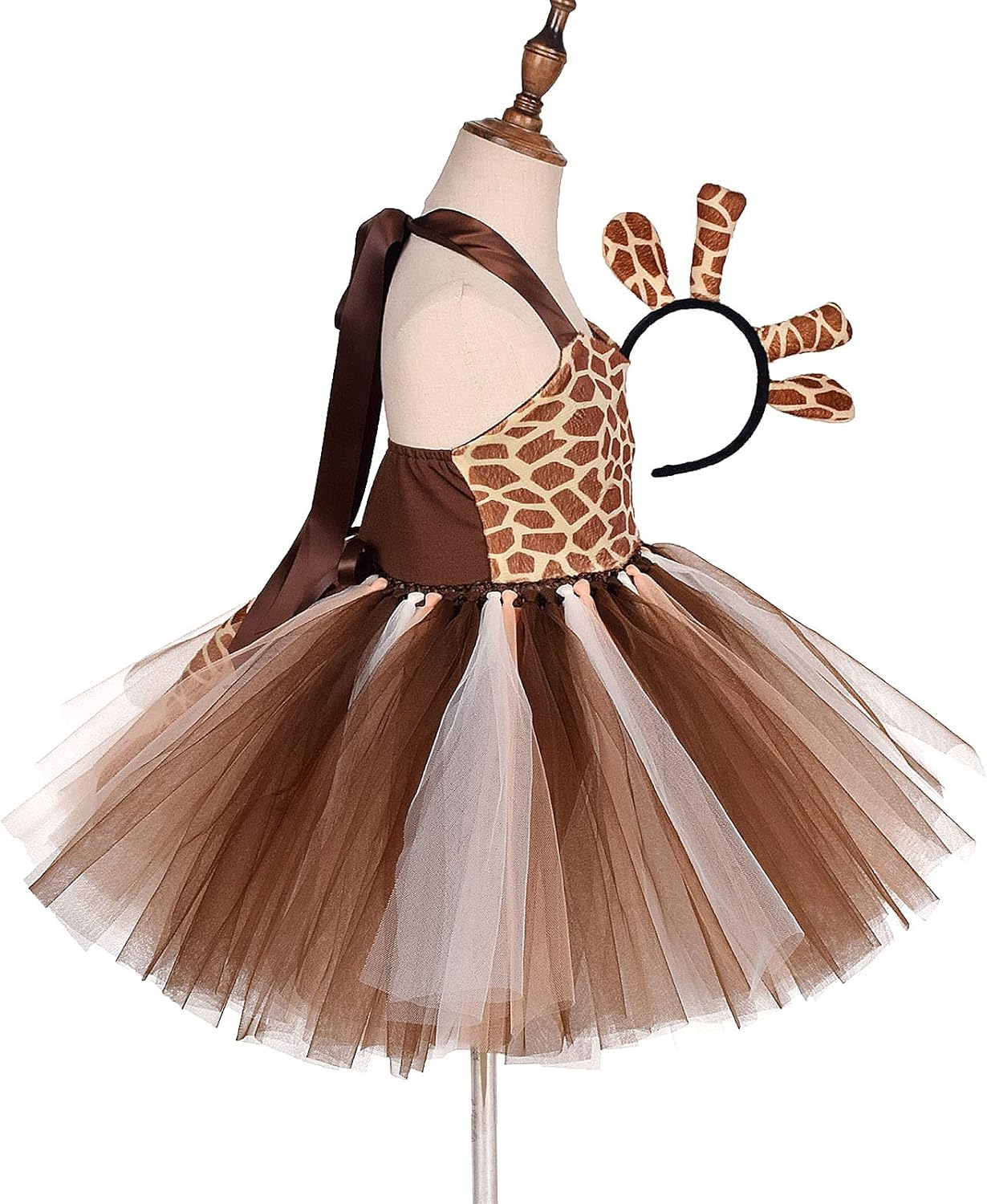 IBTOM CASTLE Giraffe Cow Tutu Costume for Girls