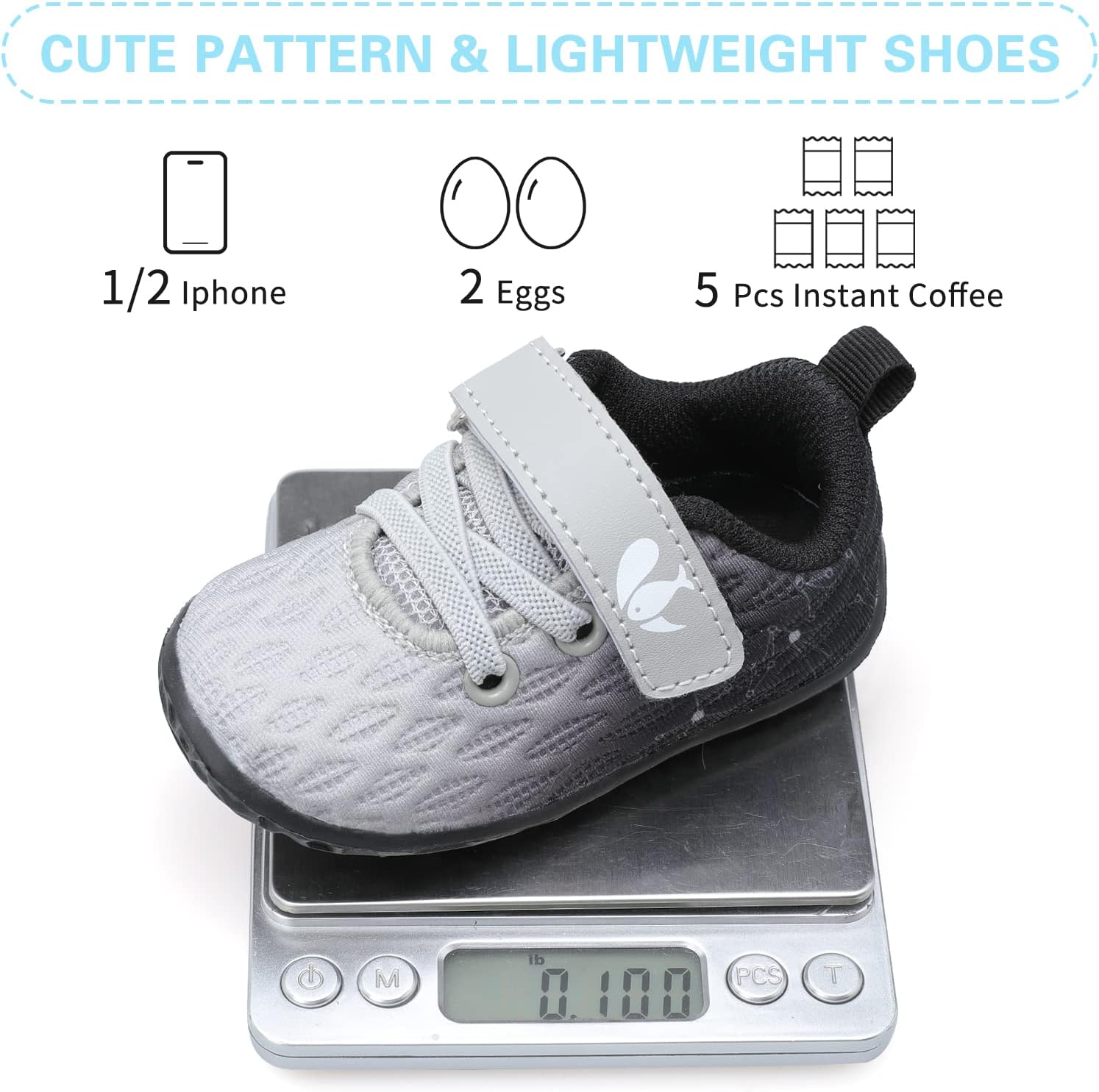 FEETCITY Infant First Walking Shoes for Boys Girls
