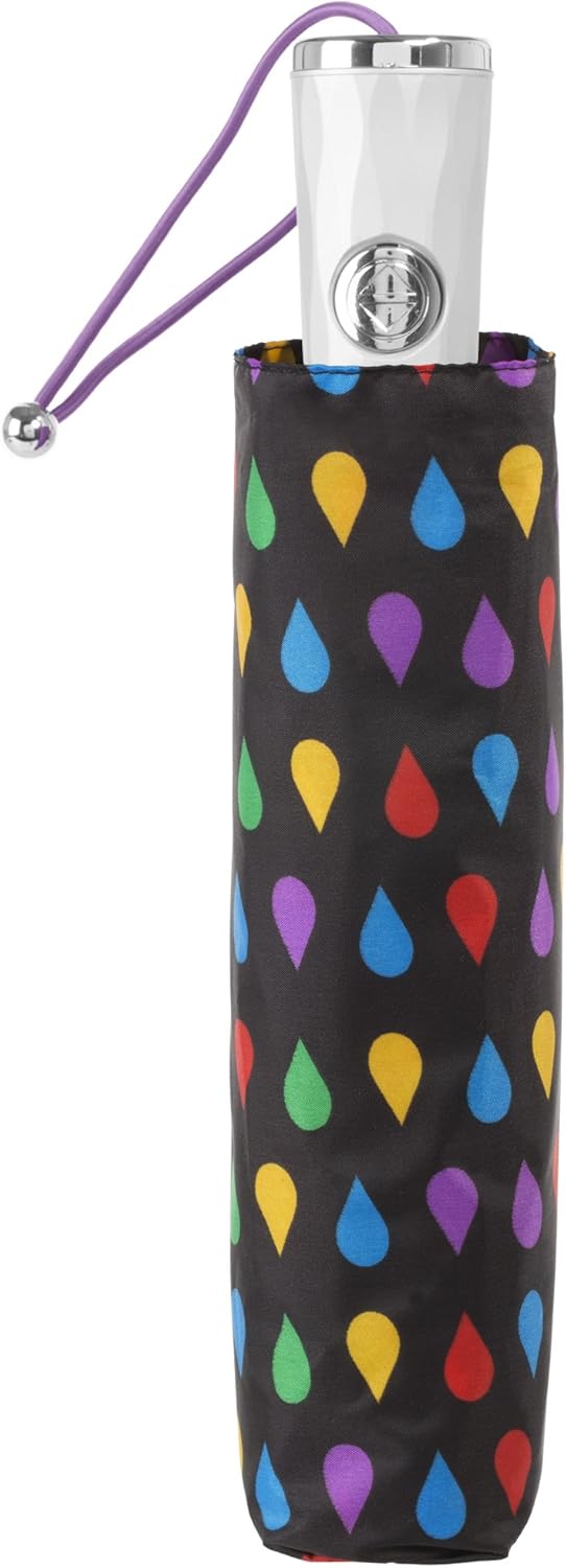 Totes Automatic Eco Open Close Folding Umbrella with Sun Protection