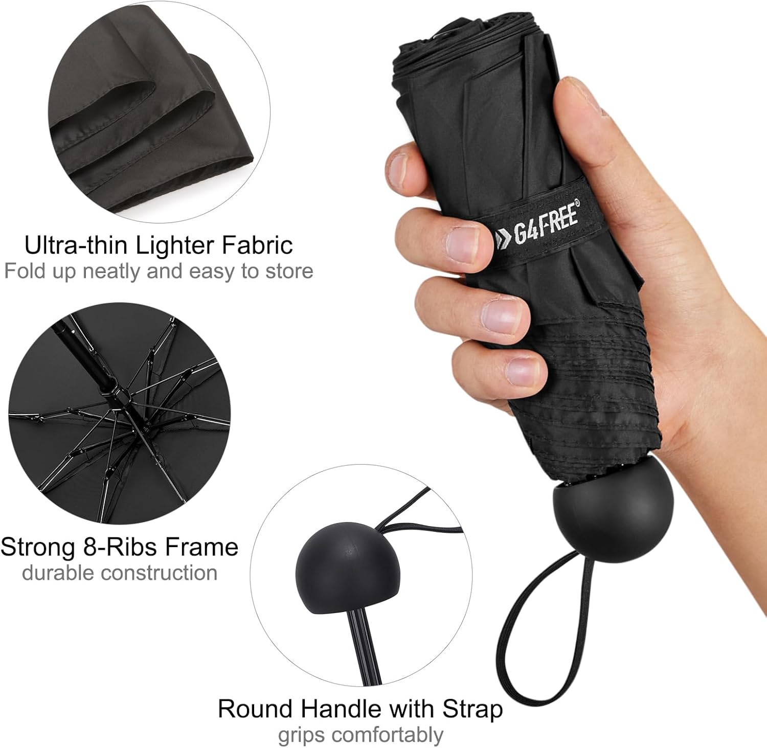 G4Free Compact Travel UV Umbrella UPF 50