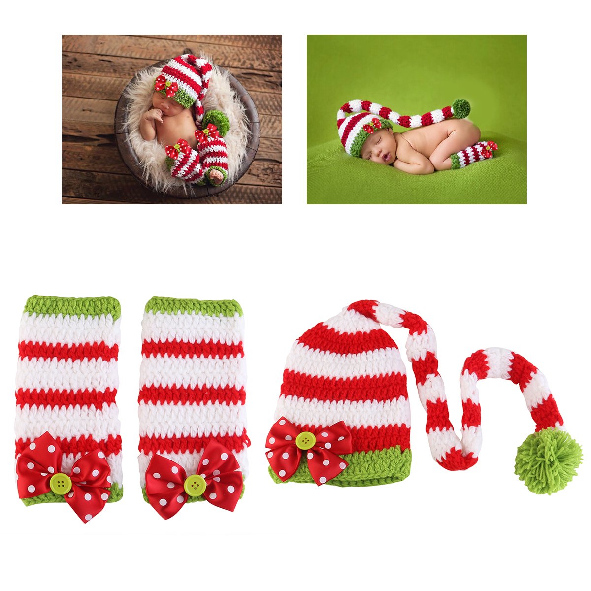 NUOLUX Christmas Baby Newborn Handmade Clothes