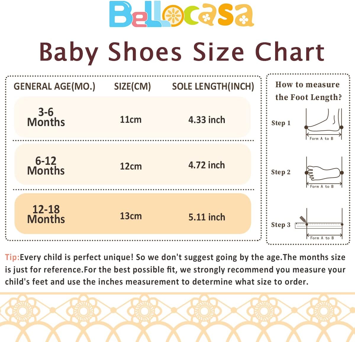 Bellocasa Baby High-Top Ankle Sneakers Non-Slip Soft Sole