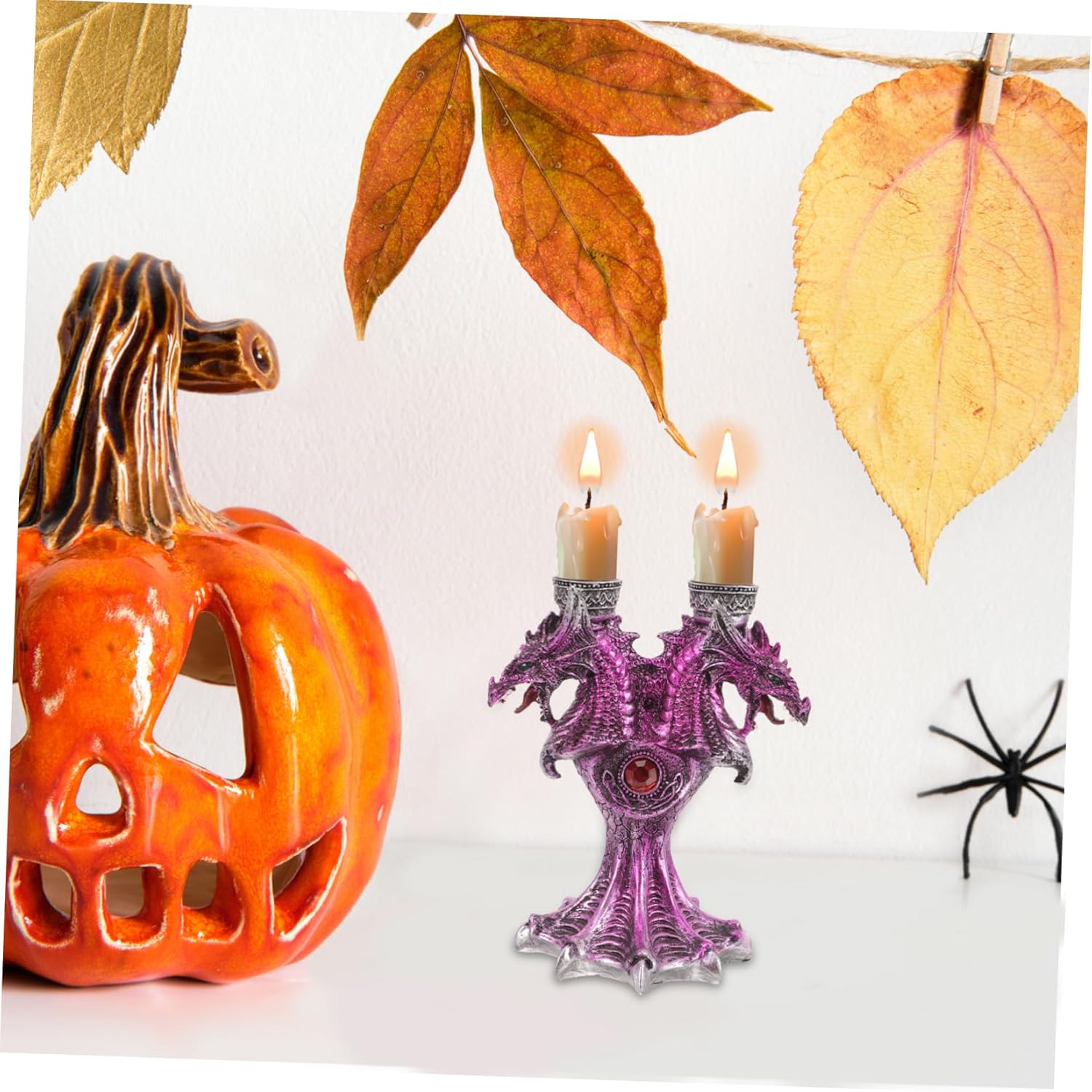 Unomor Halloween Dragon Candlestick Holder 1pcs