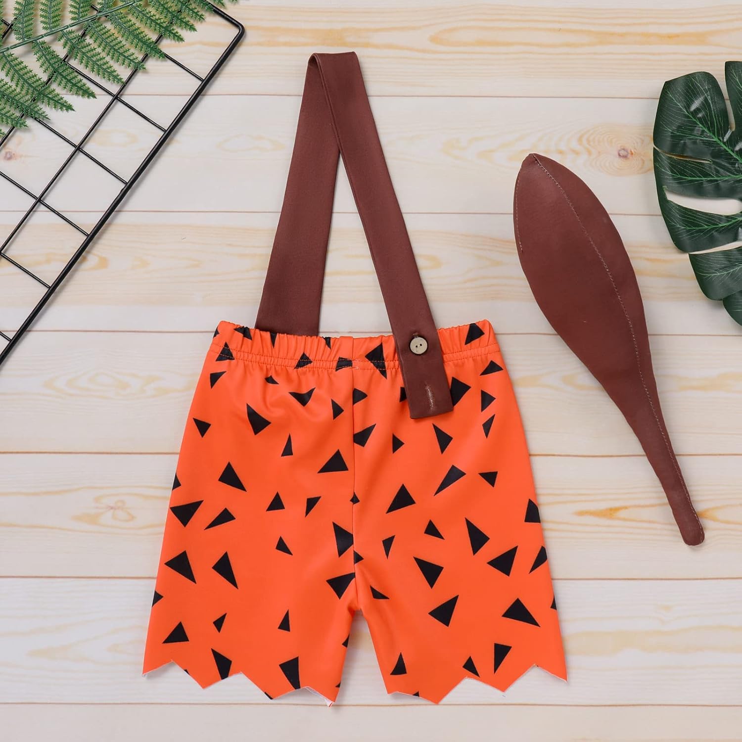 IDOPIP Kids Caveman Cavegirl Costume for Halloween